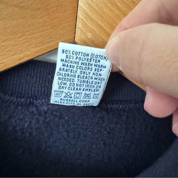 Vintage 1998 Madison Open sweatshirt navy blue Size Large - Picture 4 of 6